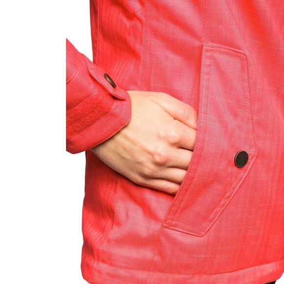 Burton Jet Set Snowboard Ski Snow Jacket Dryride Bright Orange Size XL - Picture 2 of 16